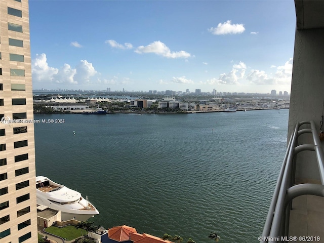 335 S Biscayne Blvd Unit 2202, Miami, FL 33131 - water view featuring skyline
