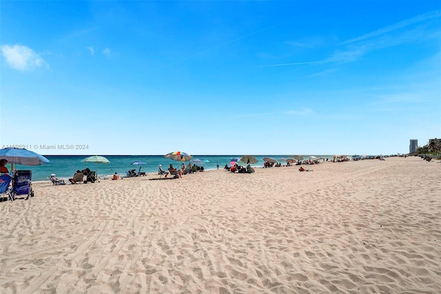 water view with a beach view