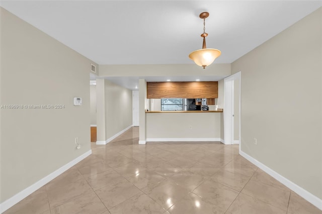 view of unfurnished living room