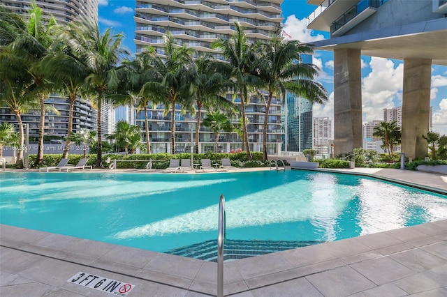 view of swimming pool