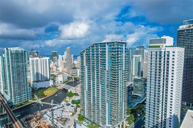 view of city featuring a water view