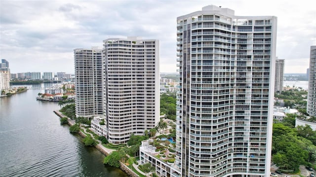 view of property featuring a water view