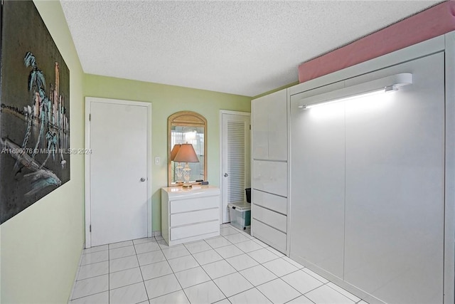 bedroom with a textured ceiling