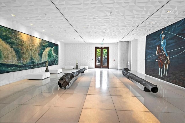 1300 S Miami Ave Unit 3704, Miami, FL 33130 - common area featuring a paneled ceiling