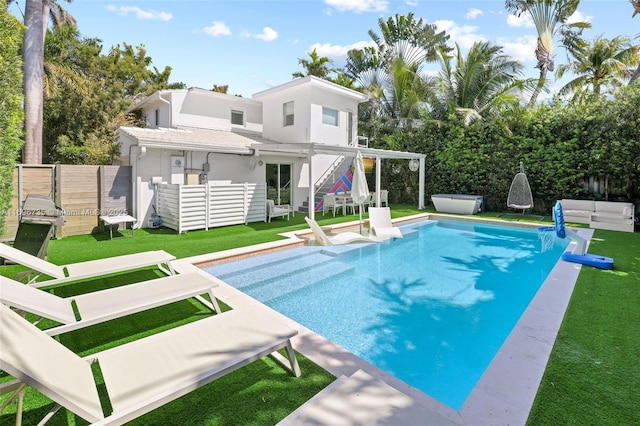 4490 Royal Palm Ave, Miami Beach, FL 33140 - back of house with stucco siding