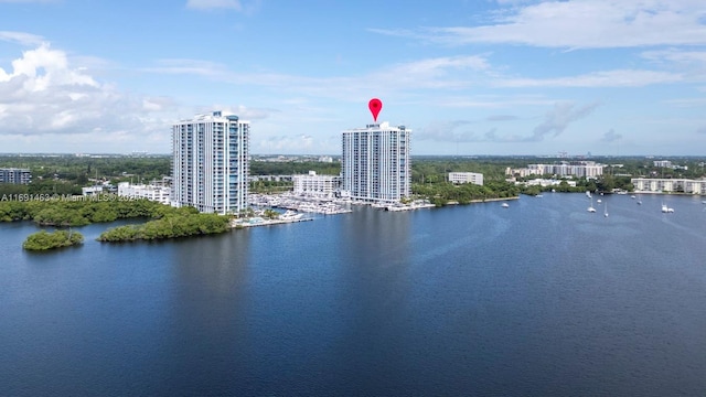 17301 Biscayne Blvd Unit 1404, North Miami, FL 33160 - water view with nearby urban area