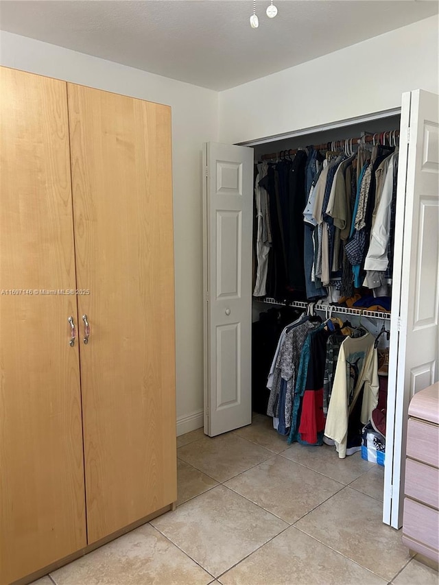 view of closet