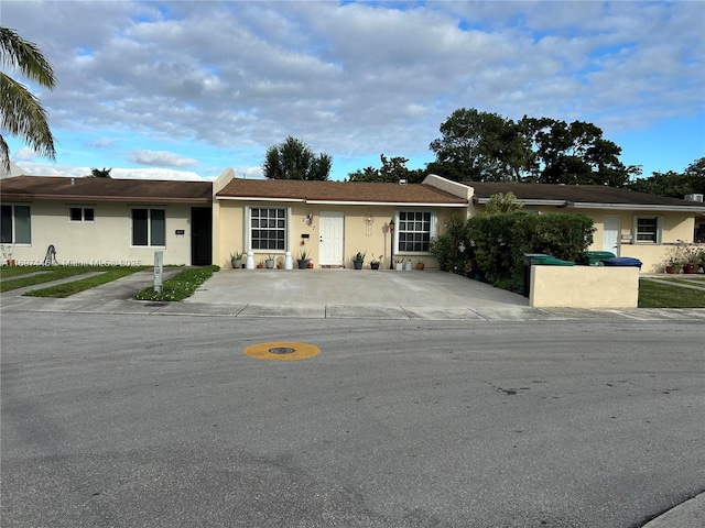 view of ranch-style house