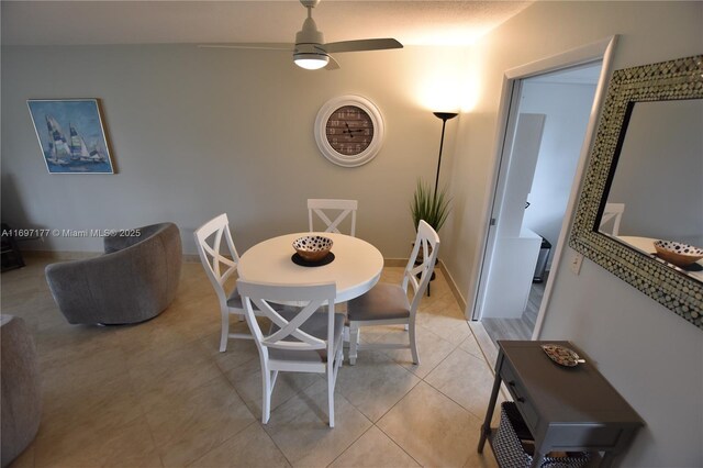 living room with light tile patterned floors