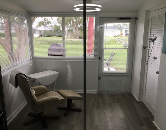 sunroom / solarium featuring a wealth of natural light