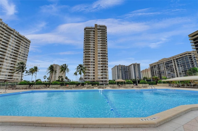 view of pool