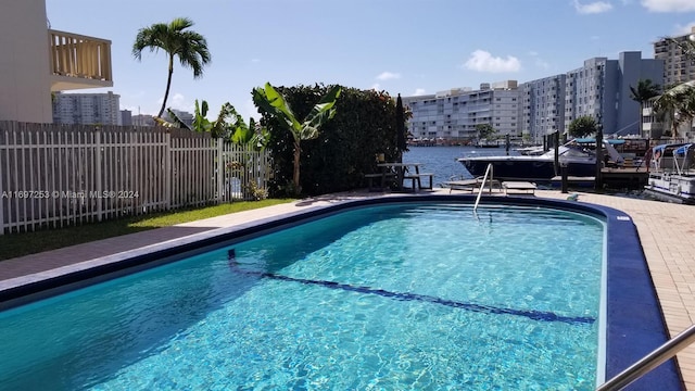 1900 Diana Dr Unit 3E, Hallandale Beach, FL 33009 - community pool with a water view