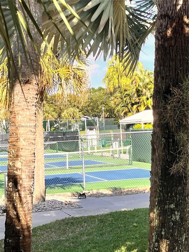 view of tennis court