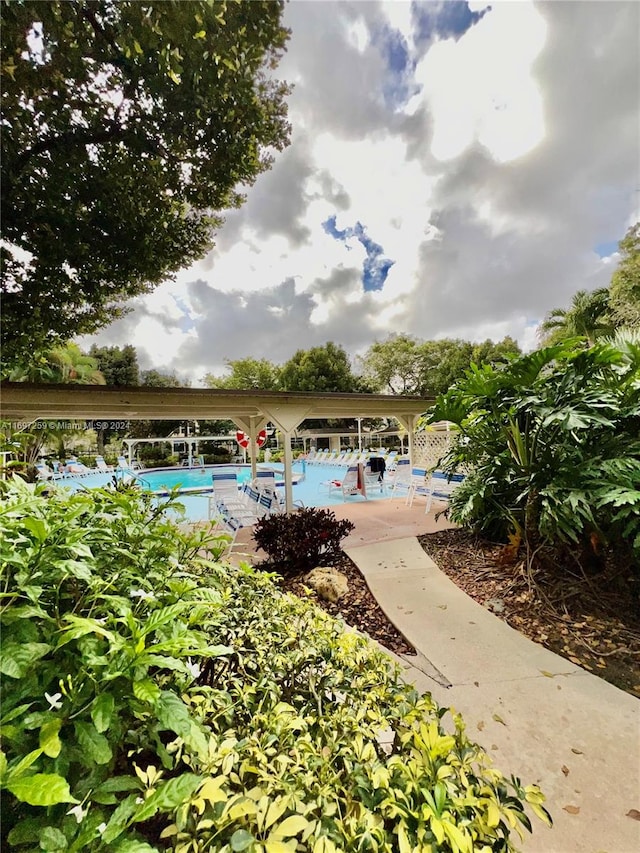 view of swimming pool