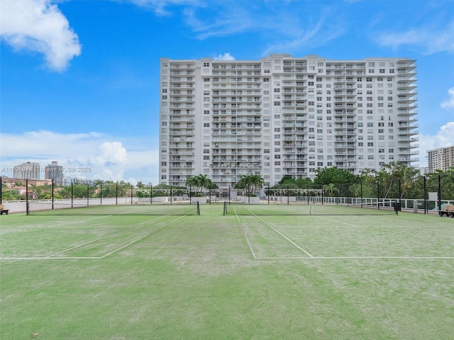 view of sport court