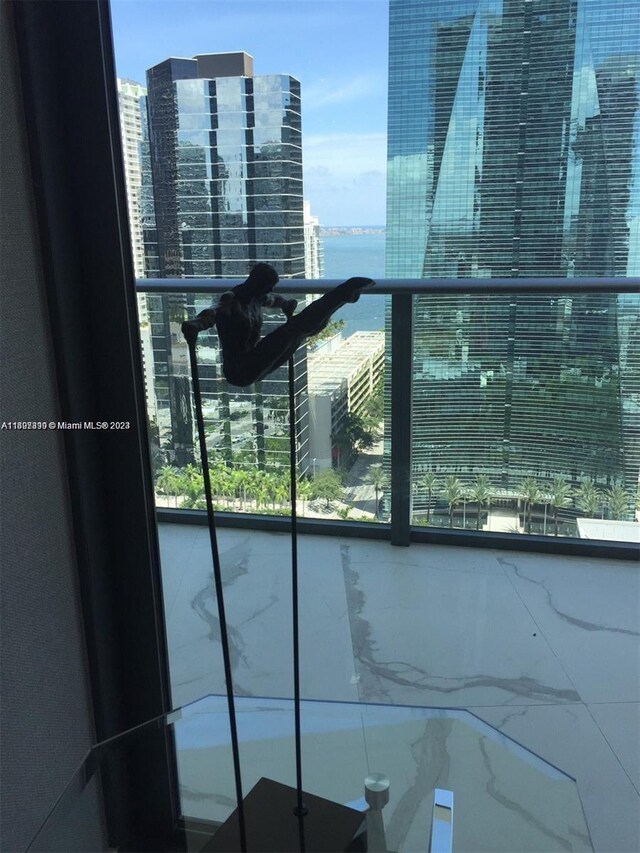 1300 S Miami Ave Unit 2104, Miami, FL 33130 - balcony with a view of city and a water view