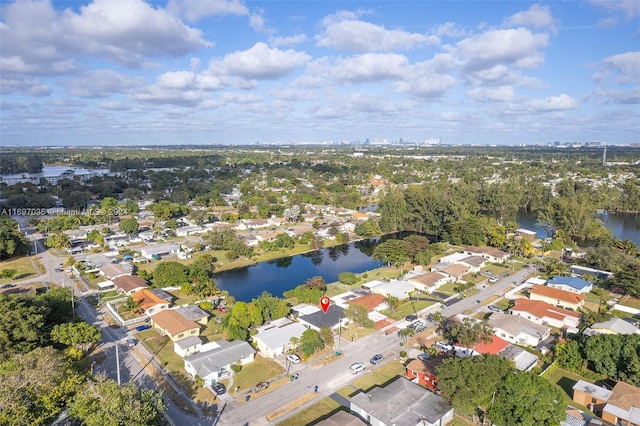 1369 NW 96th St, Miami, FL 33147 - view of property location with a large body of water and nearby suburban area