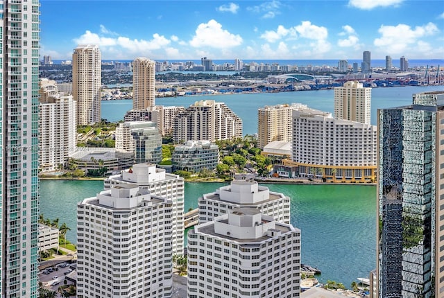 1060 Brickell Ave Unit 4101, Miami, FL 33131 - bird's eye view of city skyline and a large body of water