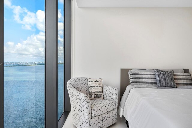788 NE 23rd St Unit 2102, Miami, FL 33137 - bedroom with a water view