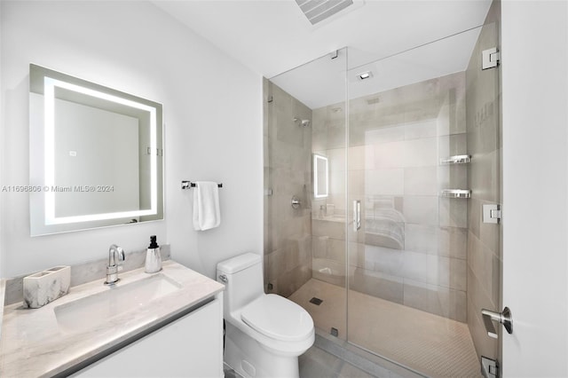788 NE 23rd St Unit 2102, Miami, FL 33137 - full bath featuring vanity, toilet, and a shower stall