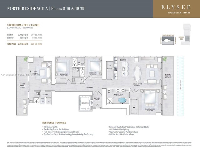 788 NE 23rd St Unit 2102, Miami, FL 33137 - room layout