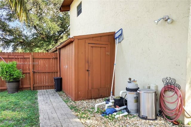 view of outbuilding