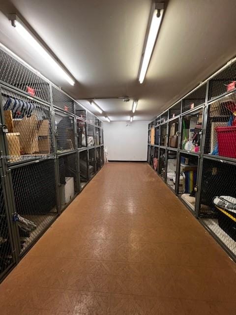 view of storage room