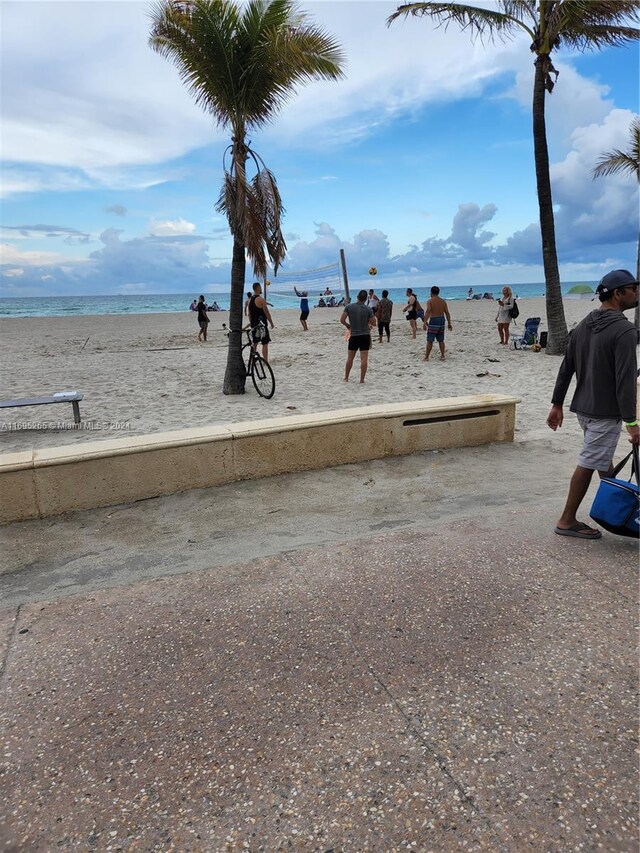 1201 S Ocean Dr Unit 304S, Hollywood, FL 33019 - water view with local beach