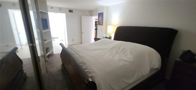 1201 S Ocean Dr Unit 304S, Hollywood, FL 33019 - bedroom with dark carpet