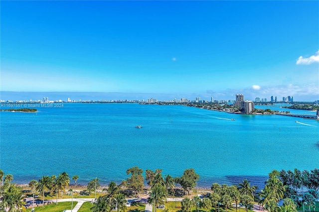 488 NE 18th St Unit 1700, Miami, FL 33132 - water view with city skyline