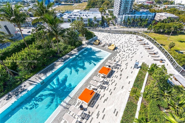 488 NE 18th St Unit 1700, Miami, FL 33132 - aerial view of a pool area