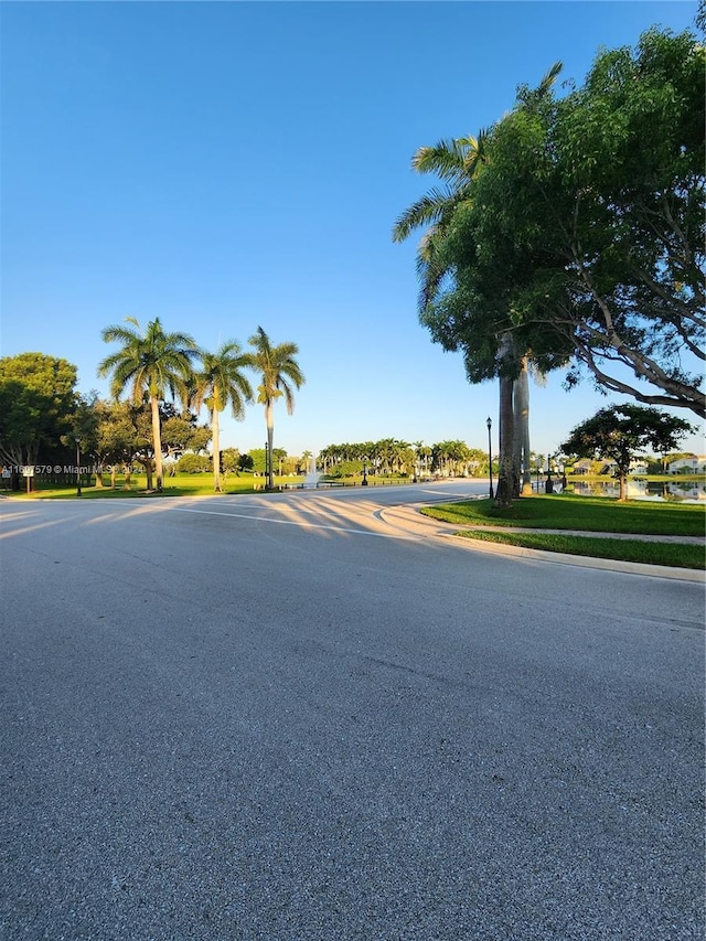 view of road