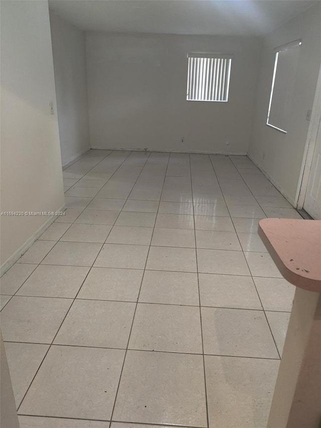 view of tiled empty room