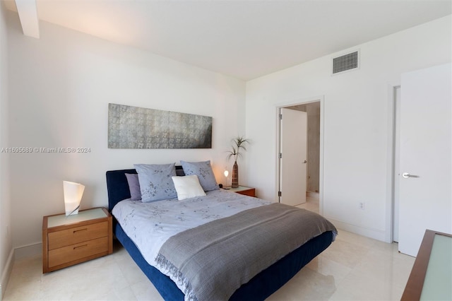 bedroom with ensuite bathroom