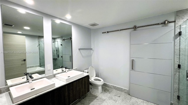 801 S Miami Ave Unit 3205/04, Miami, FL 33130 - bathroom featuring a sink and a stall shower