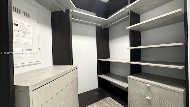 801 S Miami Ave Unit 3205/04, Miami, FL 33130 - walk in closet with light wood finished floors