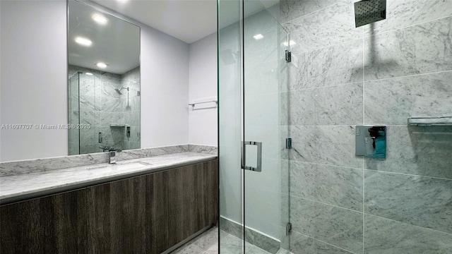 801 S Miami Ave Unit 3205/04, Miami, FL 33130 - full bathroom with a shower stall and vanity