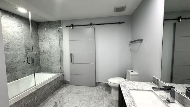 801 S Miami Ave Unit 3205/04, Miami, FL 33130 - full bath featuring toilet, vanity, and tiled shower / bath