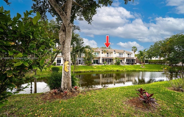 property view of water