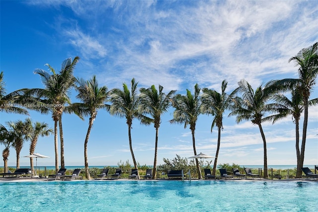 view of pool