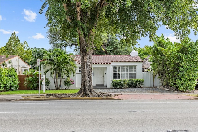 view of front of home