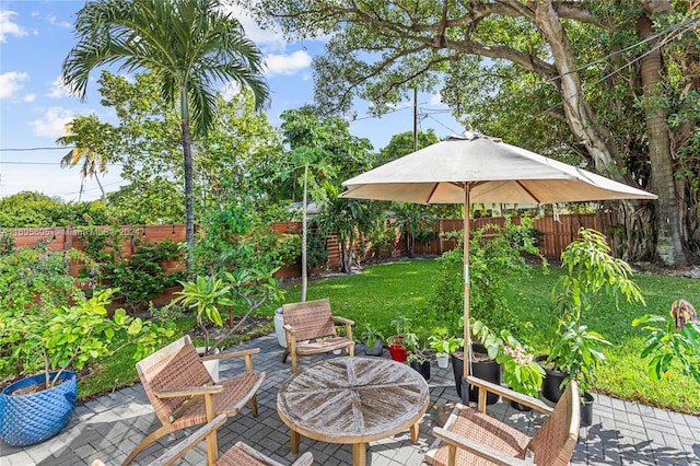 view of patio