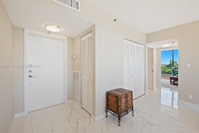 view of entrance foyer