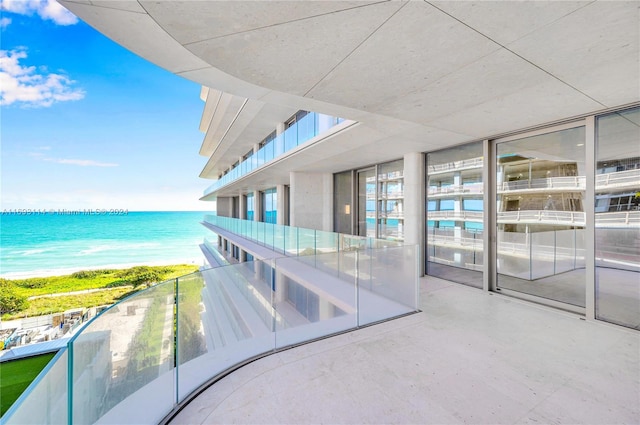 9149 Collins Ave Unit 604, Surfside, FL 33154 - balcony with a water view