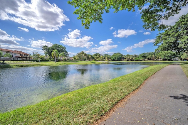 property view of water