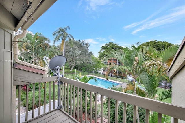 93 NE 17th Ct Unit 93, Fort Lauderdale, FL 33305 - balcony with view of pool area