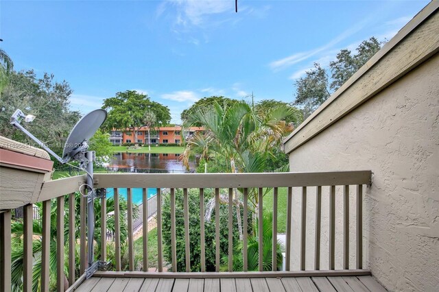 93 NE 17th Ct Unit 93, Fort Lauderdale, FL 33305 - deck featuring a water view