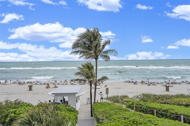 18001 Collins Ave Unit 1204, Sunny Isles Beach, FL 33160 - water view with local beach
