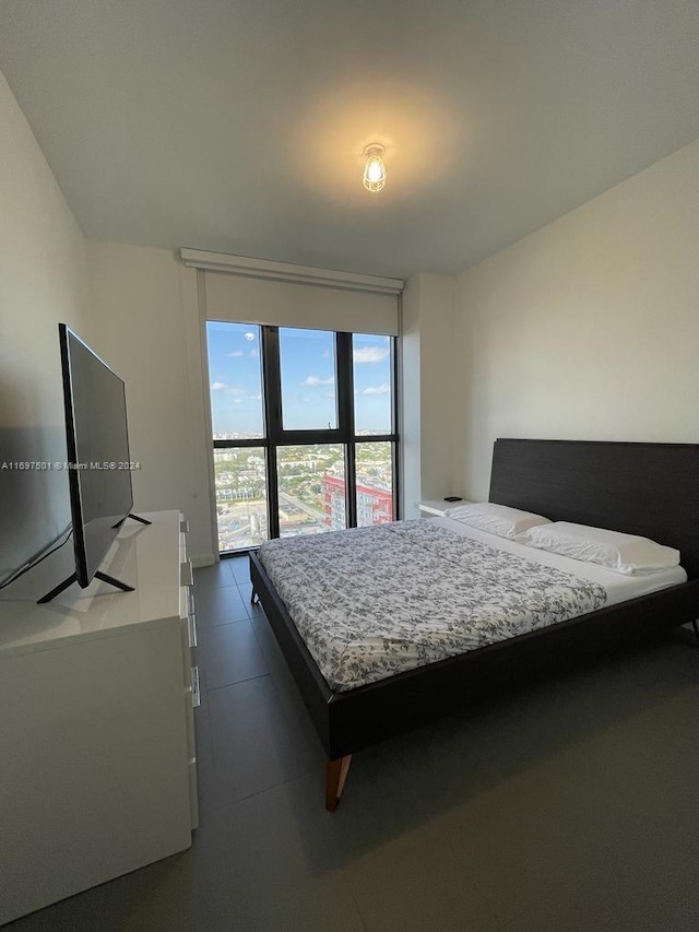 view of tiled bedroom