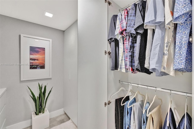 view of spacious closet